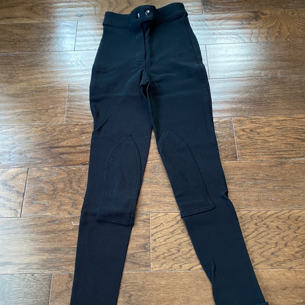 American apparel black riding pants